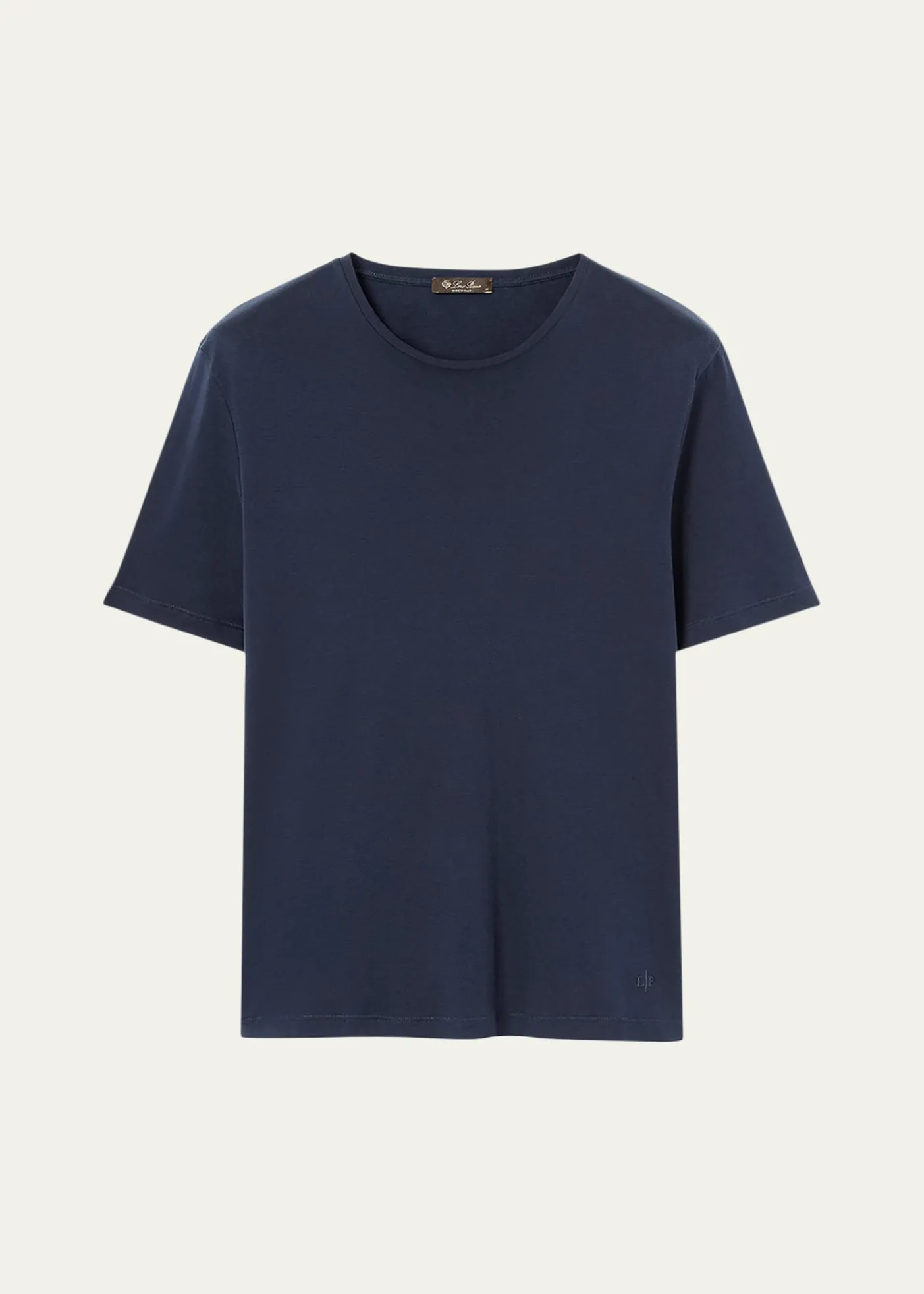 Loro PianaMen's Tremezzo Sea Island Cotton Crewneck T-Shirt