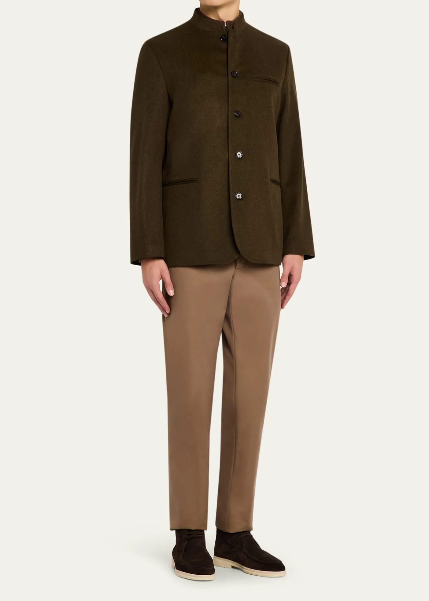 Loro PianaMen's Vienna Cashmere-Wool Jacket