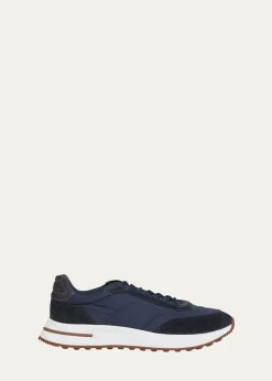 Loro PianaMen's Weekend Walk Low-Top Sneakers