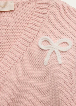 LoveShackFancyGirl's Jayne Bow Embroidered Cardigan, Size 2-6