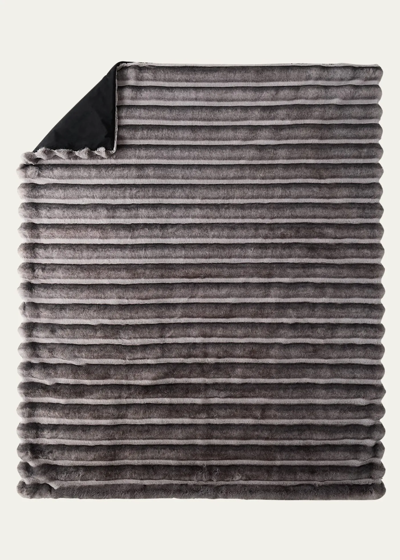 Lyla GrantFaux Chinchilla Throw, 60" x 72"