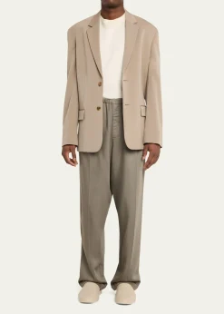 MaglianoMen's Lyocell Peoples Pleated Wide-Leg Pants