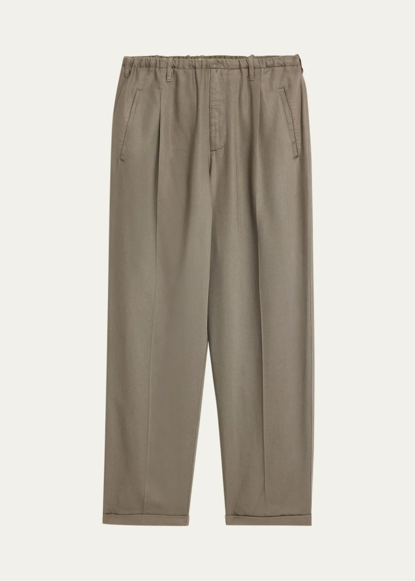 MaglianoMen's Lyocell Peoples Pleated Wide-Leg Pants