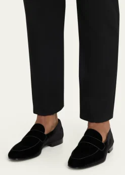 MagnanniMen's Jasper II Velvet Keeper Loafers
