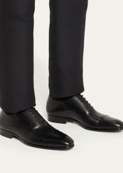 MagnanniMen's Segovia Cap-Toe Leather Oxfords