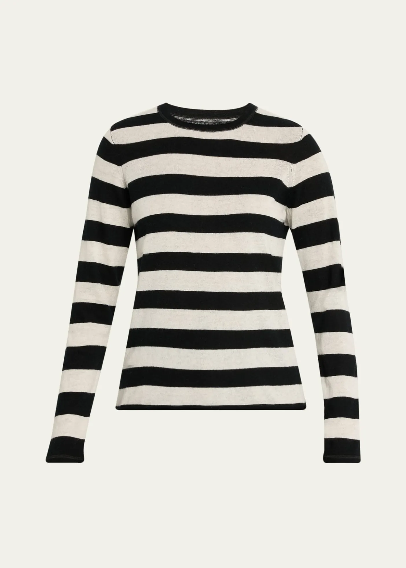 Majestic FilaturesMachine Washable Cashmere Striped Pullover