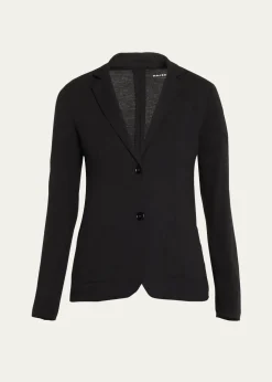 Majestic FilaturesSoft Touch Two-Button Blazer