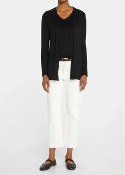 Majestic FilaturesSoft Touch Open-Front Cardigan