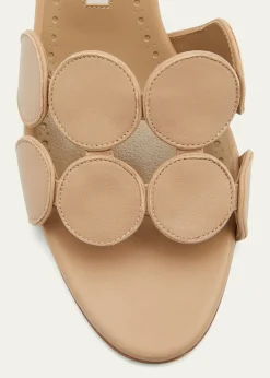 Manolo BlahnikHaribalmu Leather Slide Sandals