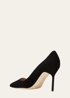 Manolo Blahnik90mm BB Suede Pumps