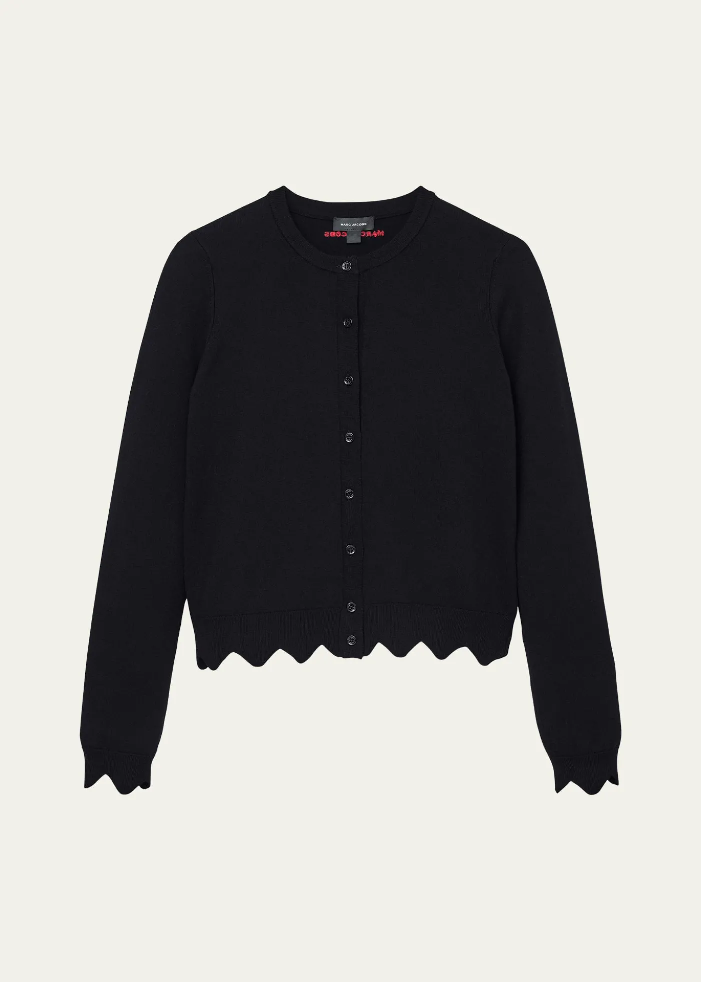 Marc JacobsScalloped Daisy Crewneck Cardigan