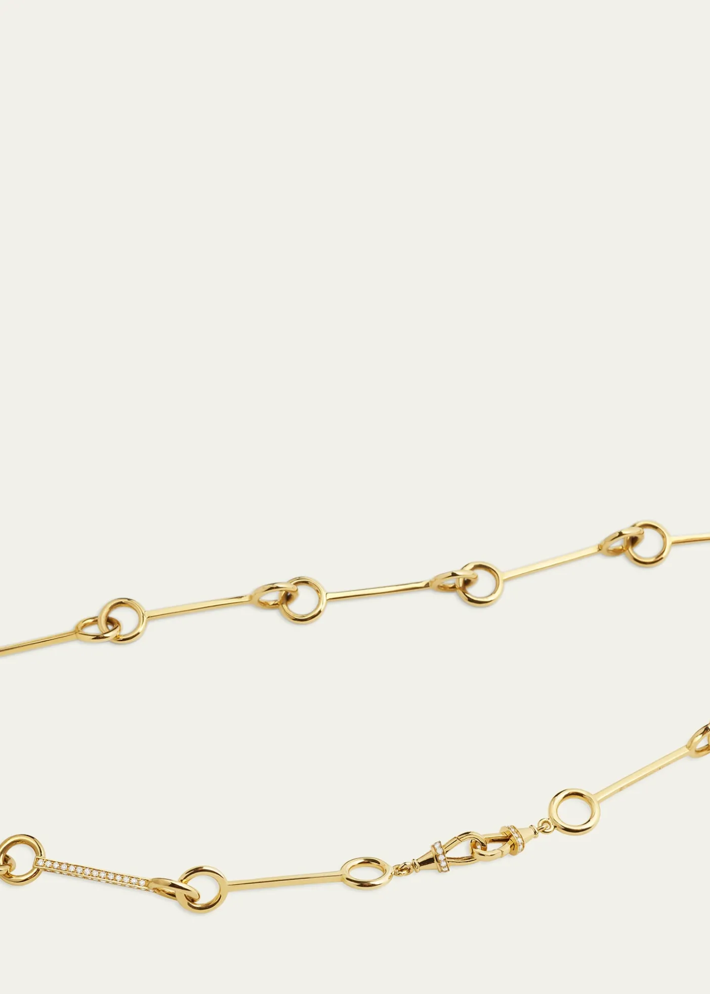 Marie Lichtenberg18k Yellow Gold Diamond Stick Chain Necklace