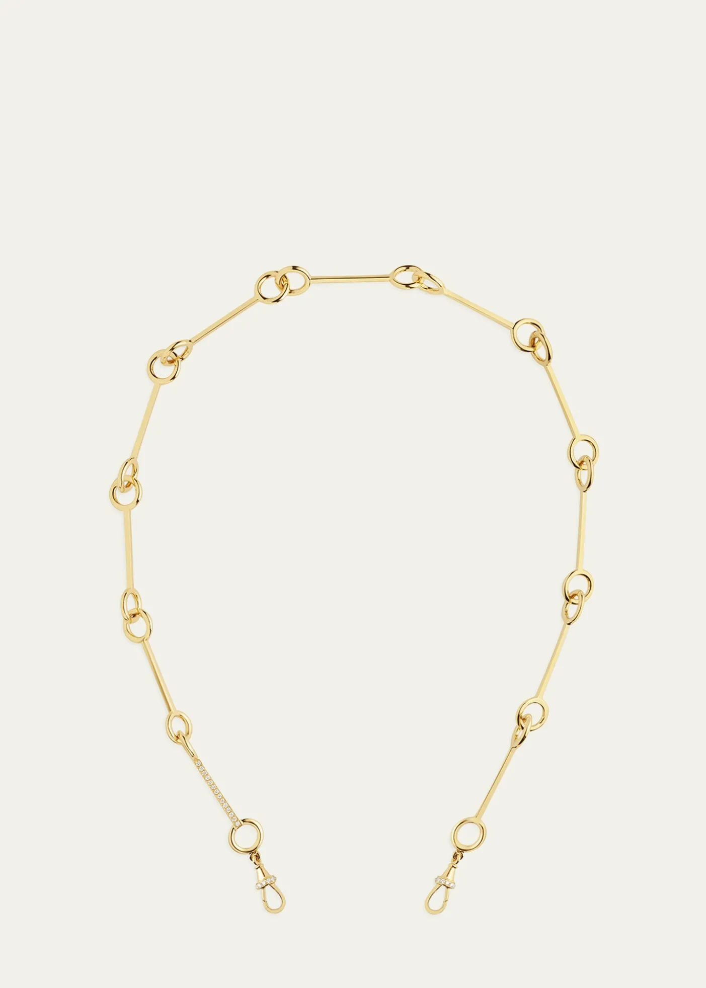 Marie Lichtenberg18k Yellow Gold Diamond Stick Chain Necklace