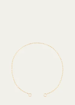 Marla Aaron14K Rose Gold Square Link Chain, 14"L