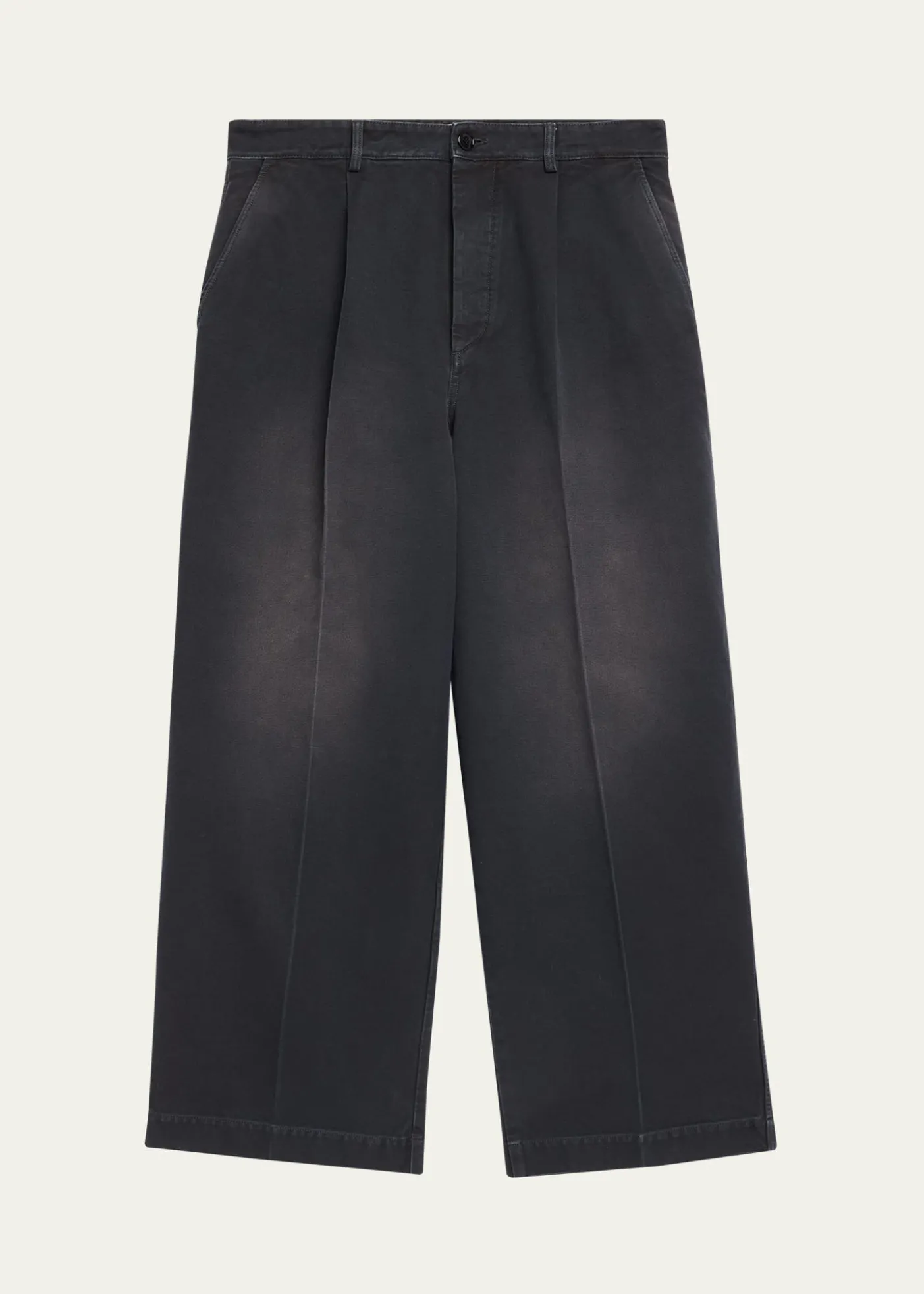 MarniMen's Faded Denim Wide-Leg Pants