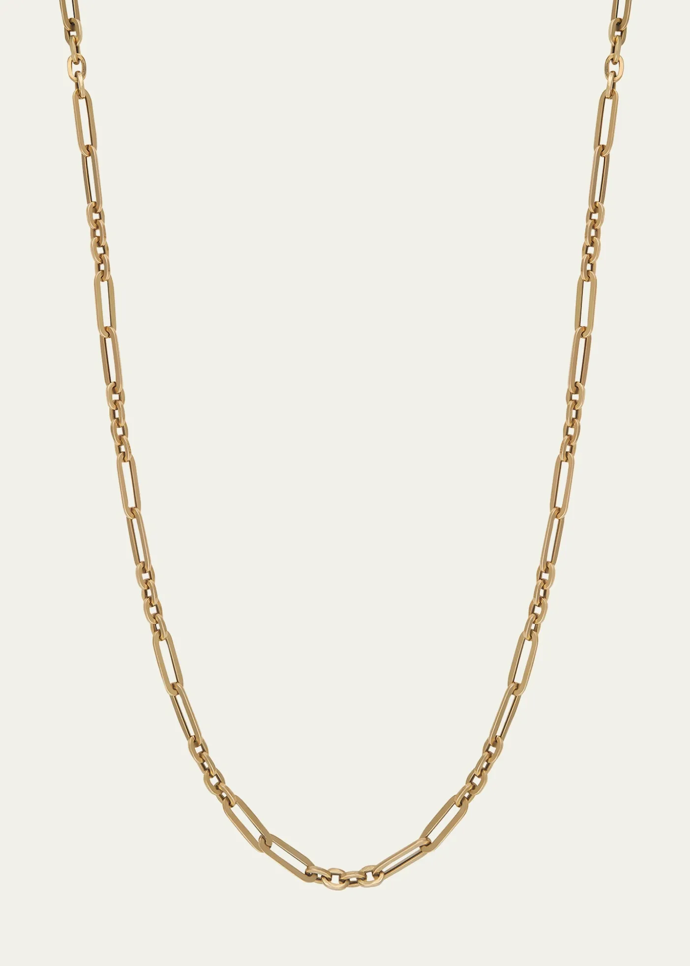 Maura Green Jewelry14K Yellow Gold Semi-Hollow Fancy Link Chain Necklace, 20"