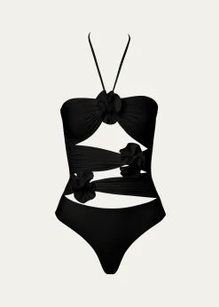 MAYGEL CORONELTrinitaria Cutout Halter One-Piece Swimsuit