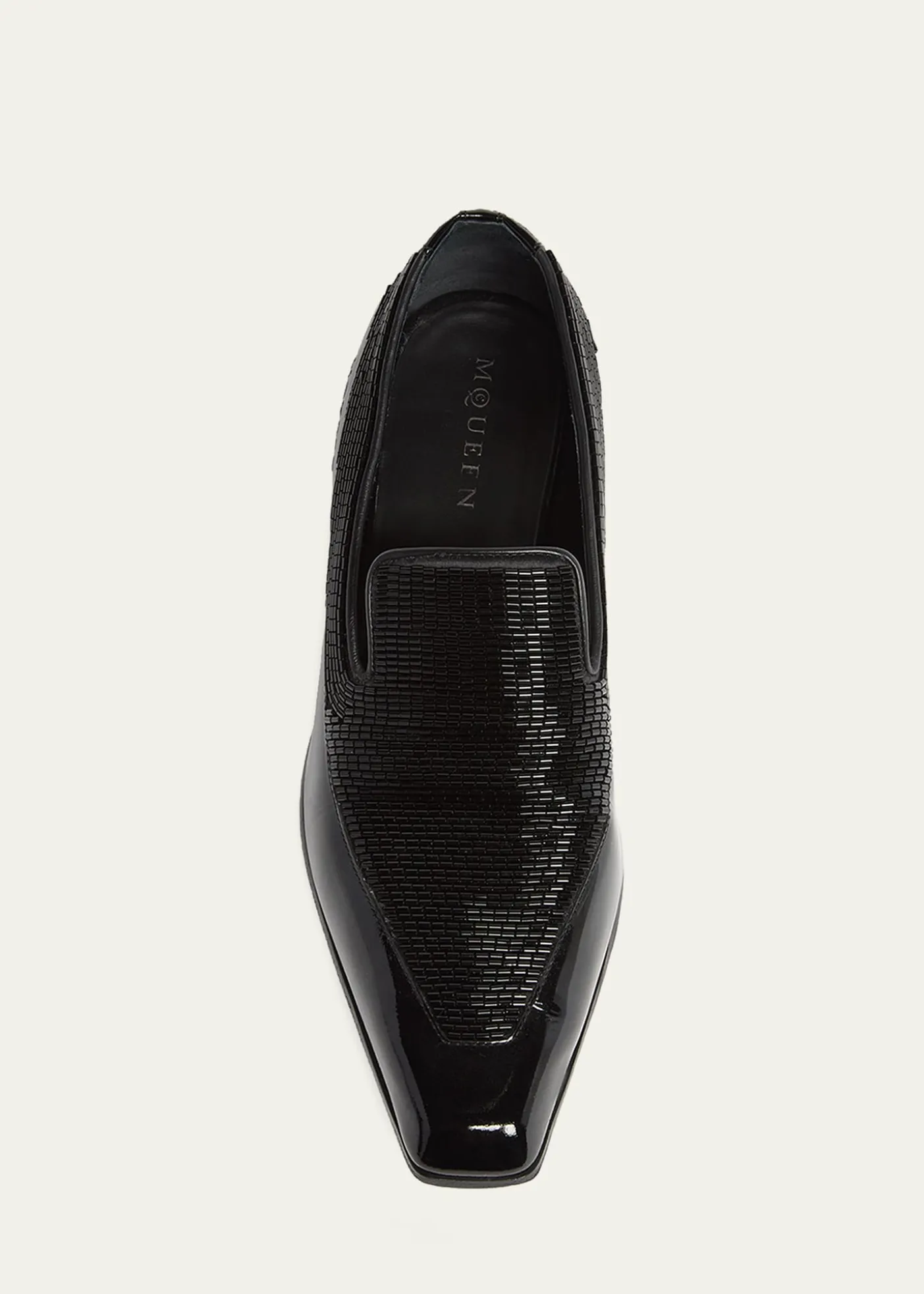 McQueenMen's Artie Beaded Leather Loafers