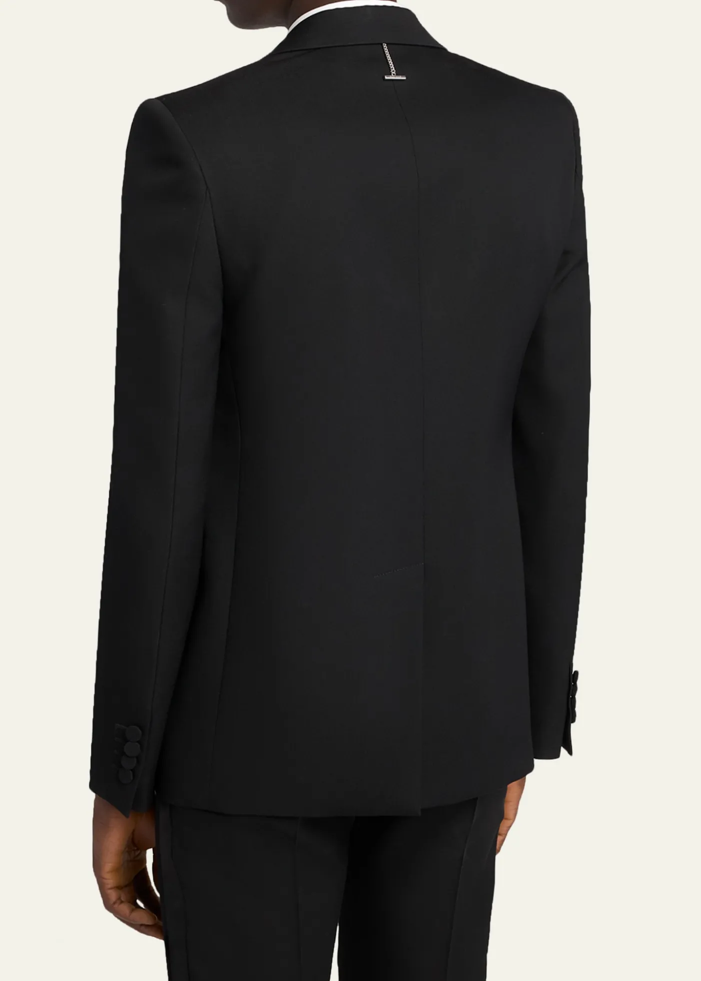 McQueenMen's Crystal Embroidery Single-Breasted Sport Coat