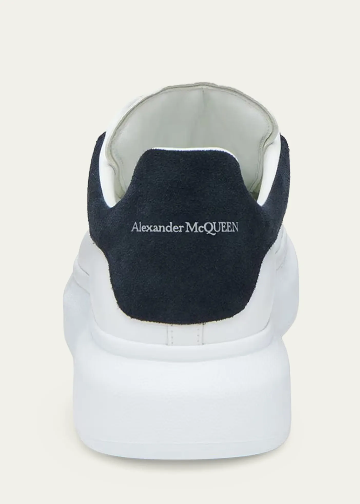 McQueenMen's Oversized Suede-Backstay Leather Sneakers