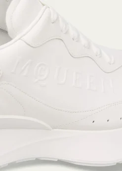 McQueenMen's Sprint Leather Runner Sneakers