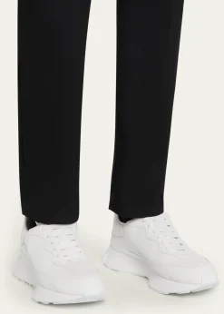 McQueenMen's Sprint Leather Runner Sneakers