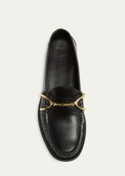 McQueenMen's Wishbone Leather Moccasin Loafers