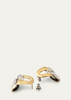 McQueenTwo-Tone Chain Earrings