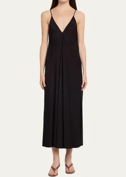 Miu MiuSatin Kitten-Heel Thong Sandals