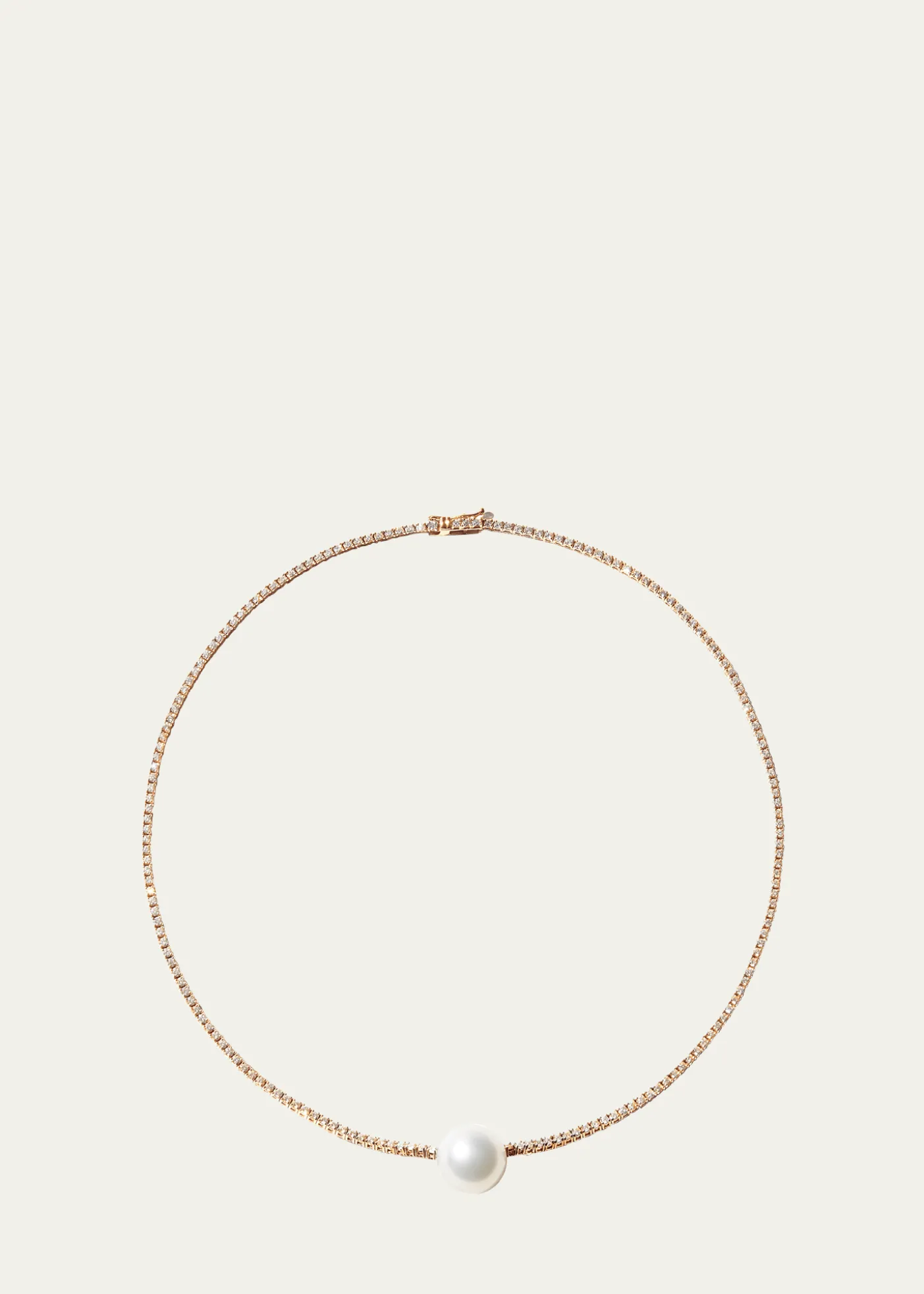 Mizuki18K Yellow Gold Eve Necklace with 12mm South Sea Pearl, 15"L