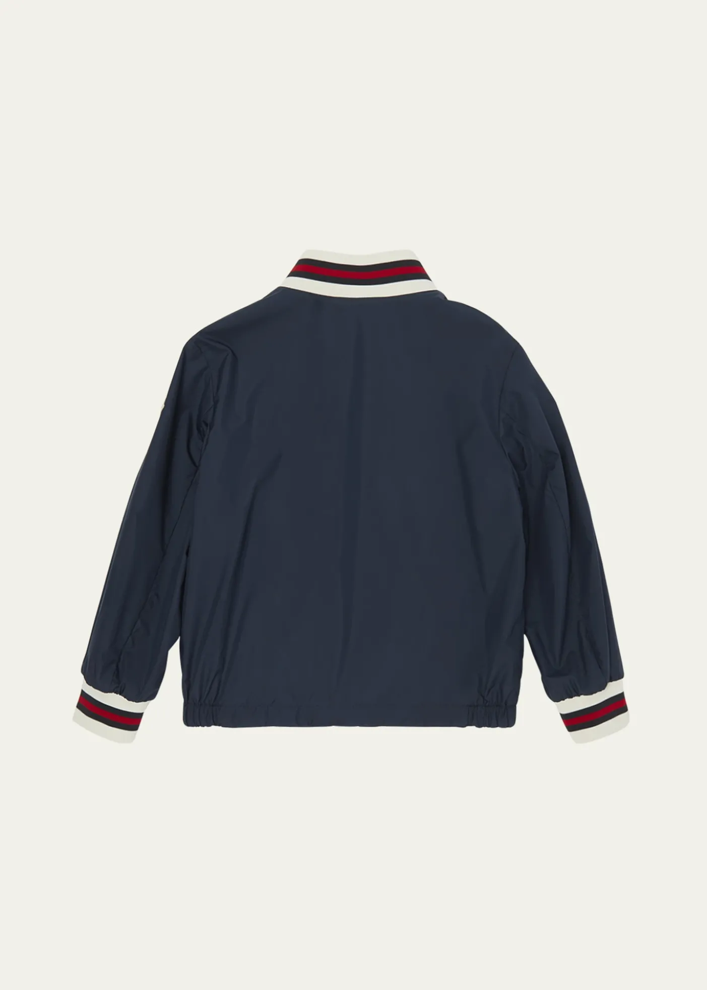 MonclerBoy's Maki Bomber with Striped Trim, Size 4-6