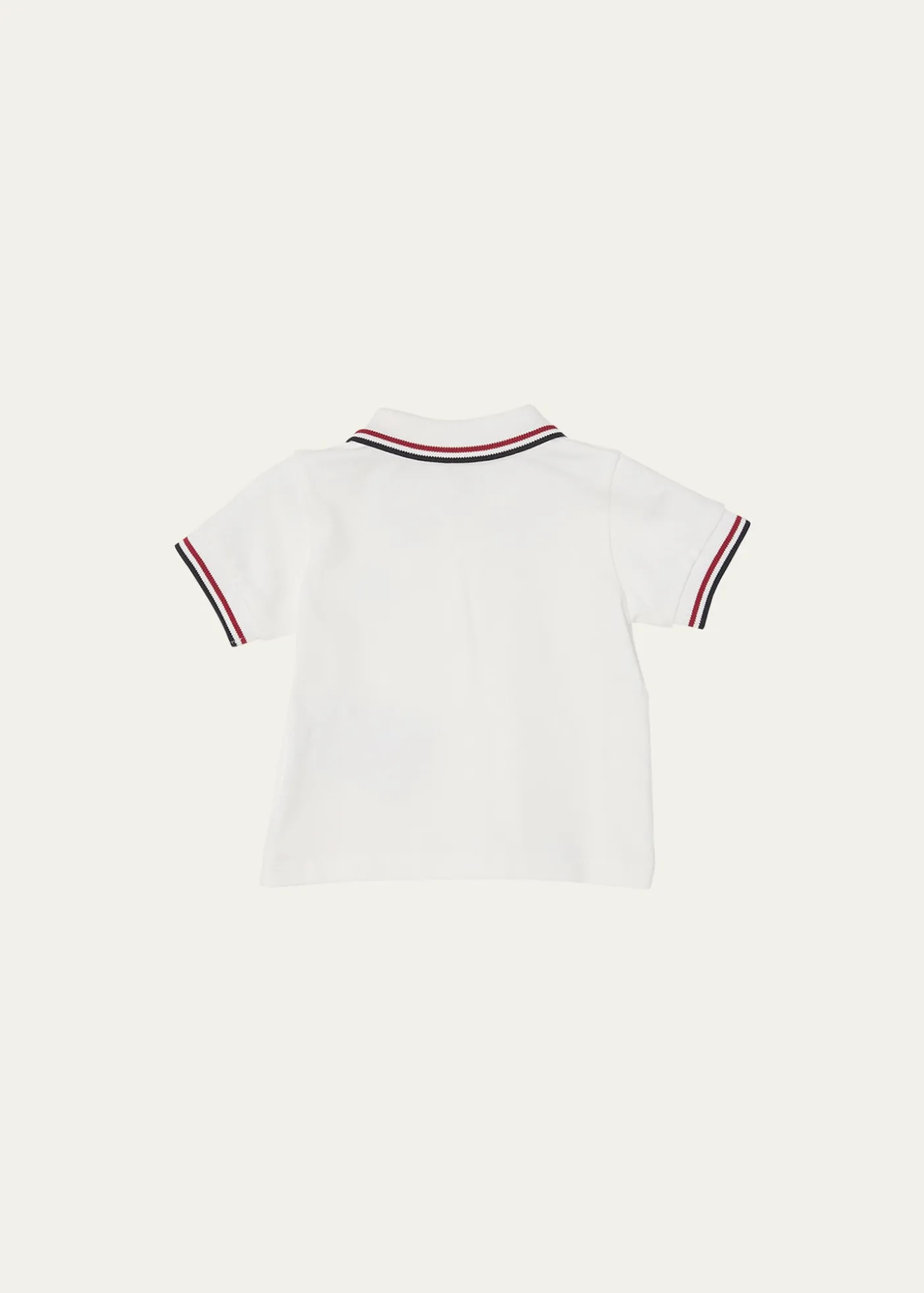 MonclerBoy's Tricolor-Trim Short-Sleeve Polo Shirt, Size 6M-3