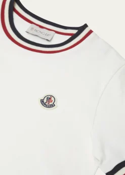 Moncler Boy's Classic Logo Emblem T-Shirt, Size 8-14
