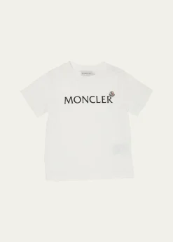 MonclerBoy's Logo Patch Short-Sleeve T-Shirt, Size 8-10