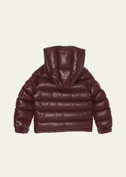 MonclerBoy's Maya Hooded Short Down Jacket, Size 12-14