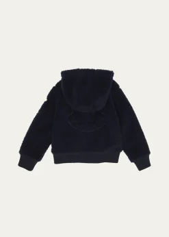 MonclerBoy's Teddy Fleece Zip-Front Sweatshirt, Size 4-6