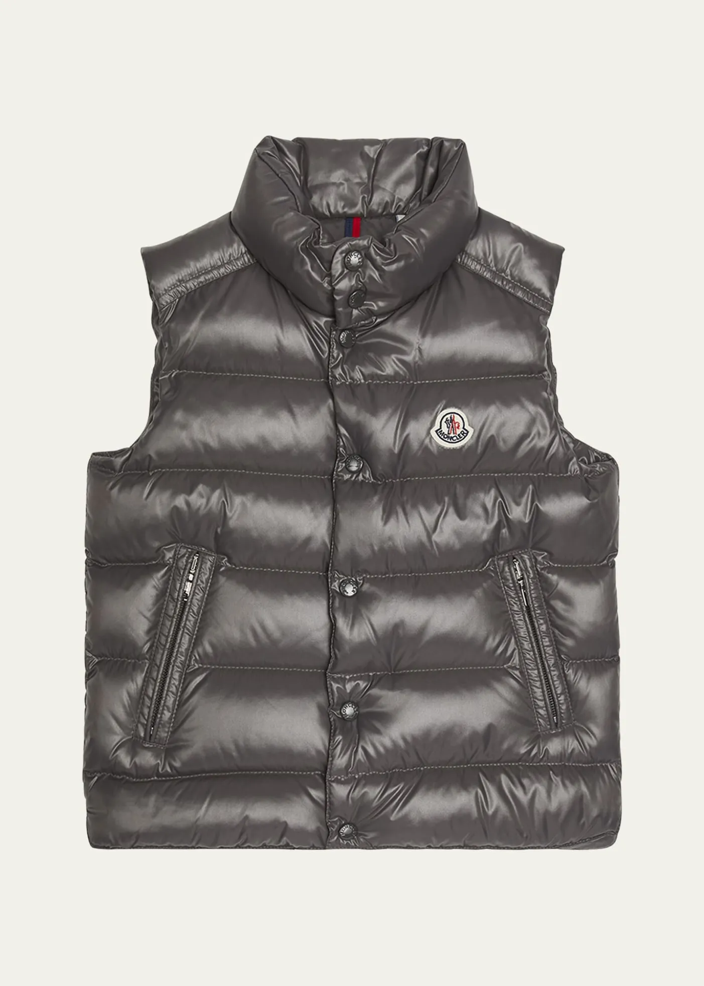 MonclerBoy's Tib Logo Quilted Vest, Size 8-14