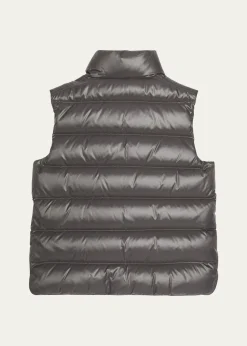 MonclerBoy's Tib Logo Quilted Vest, Size 8-14