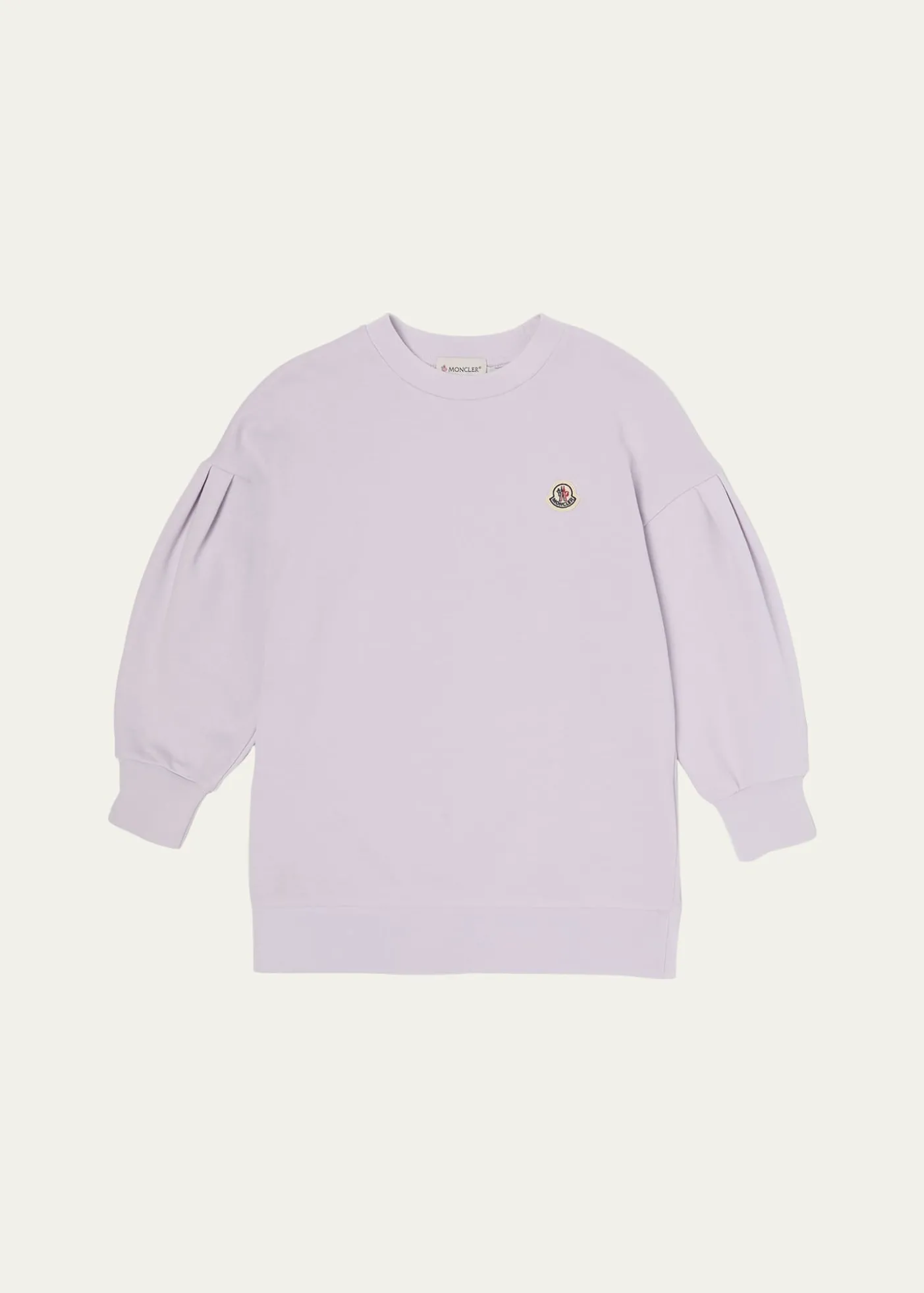 MonclerGirl's Cotton Fleece Logo-Patch Dress, Size 4-6