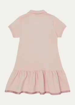 MonclerGirl's Drop-Waist Short-Sleeve Polo Dress, Size 12-14