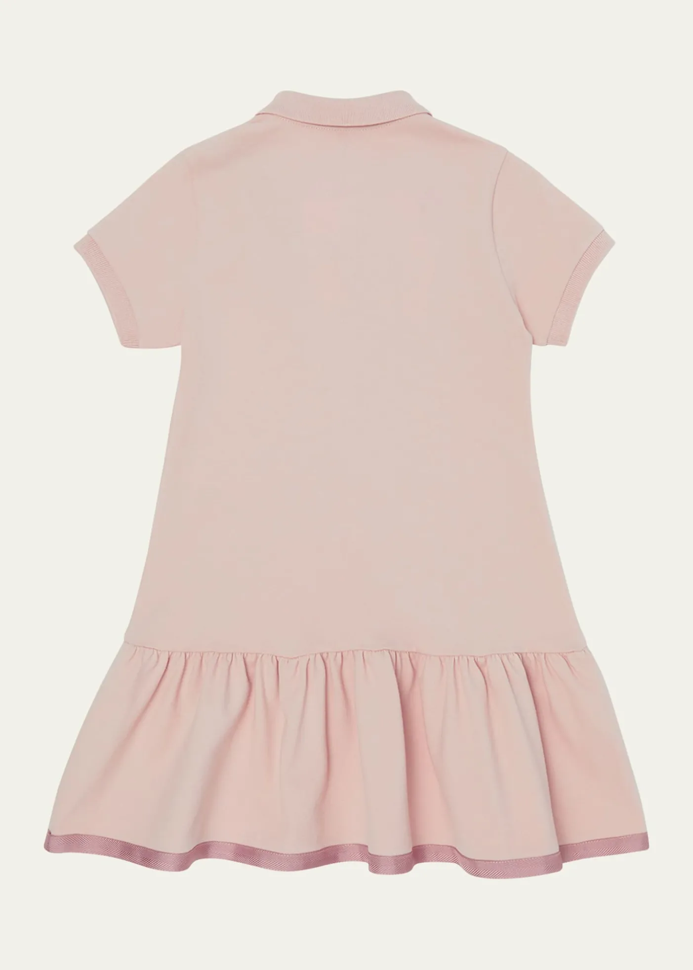 MonclerGirl's Drop-Waist Short-Sleeve Polo Dress, Size 12-14