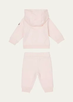 MonclerGirl's Gold Logo-Print Two-Piece Set, Size 6M-3