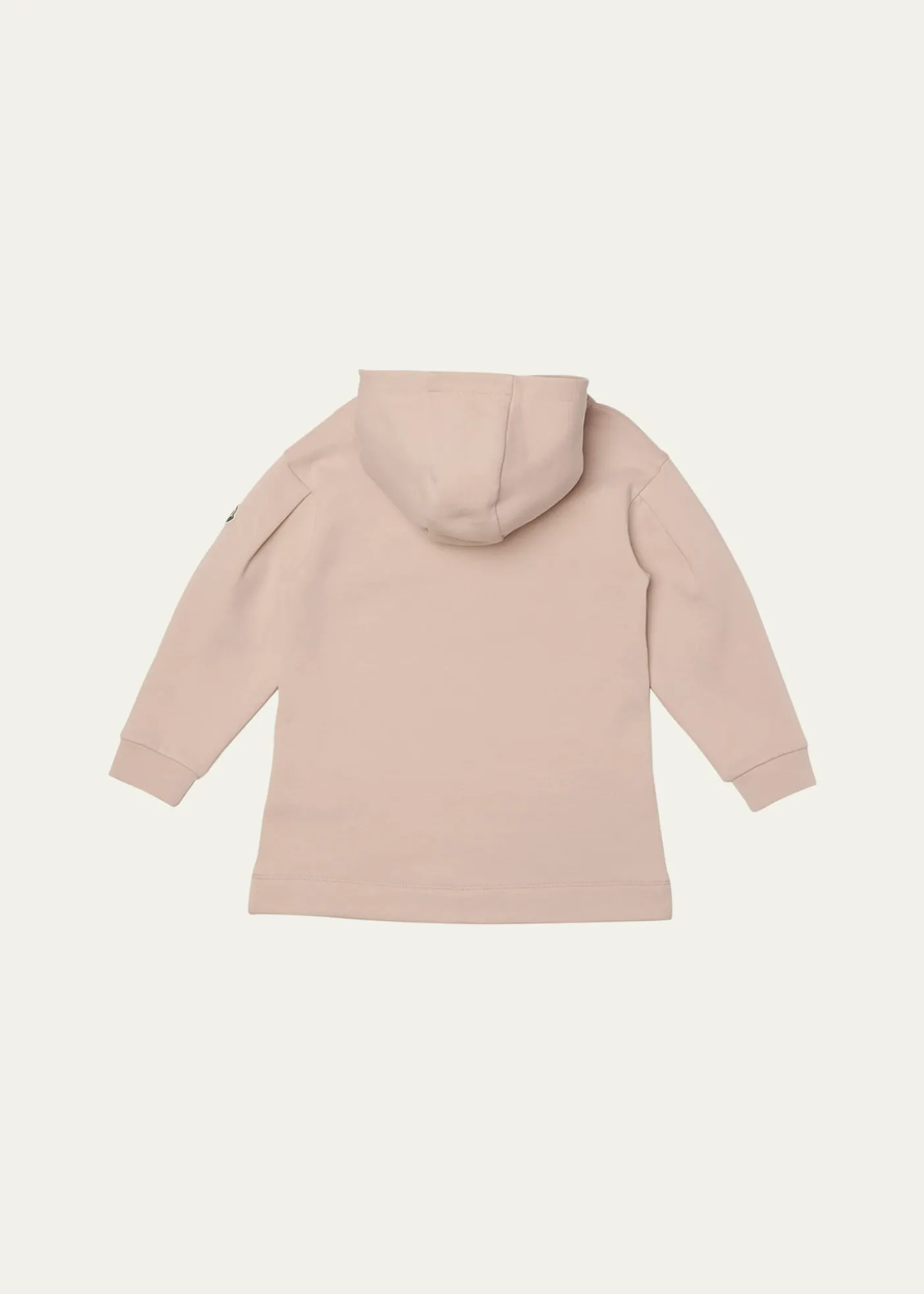 MonclerGirl's Heart Logo-Print Hooded Sweatshirt Dress, Size 4-6