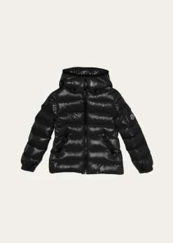 MonclerGirl's Bady Quilted Logo Jacket, Size 8-14