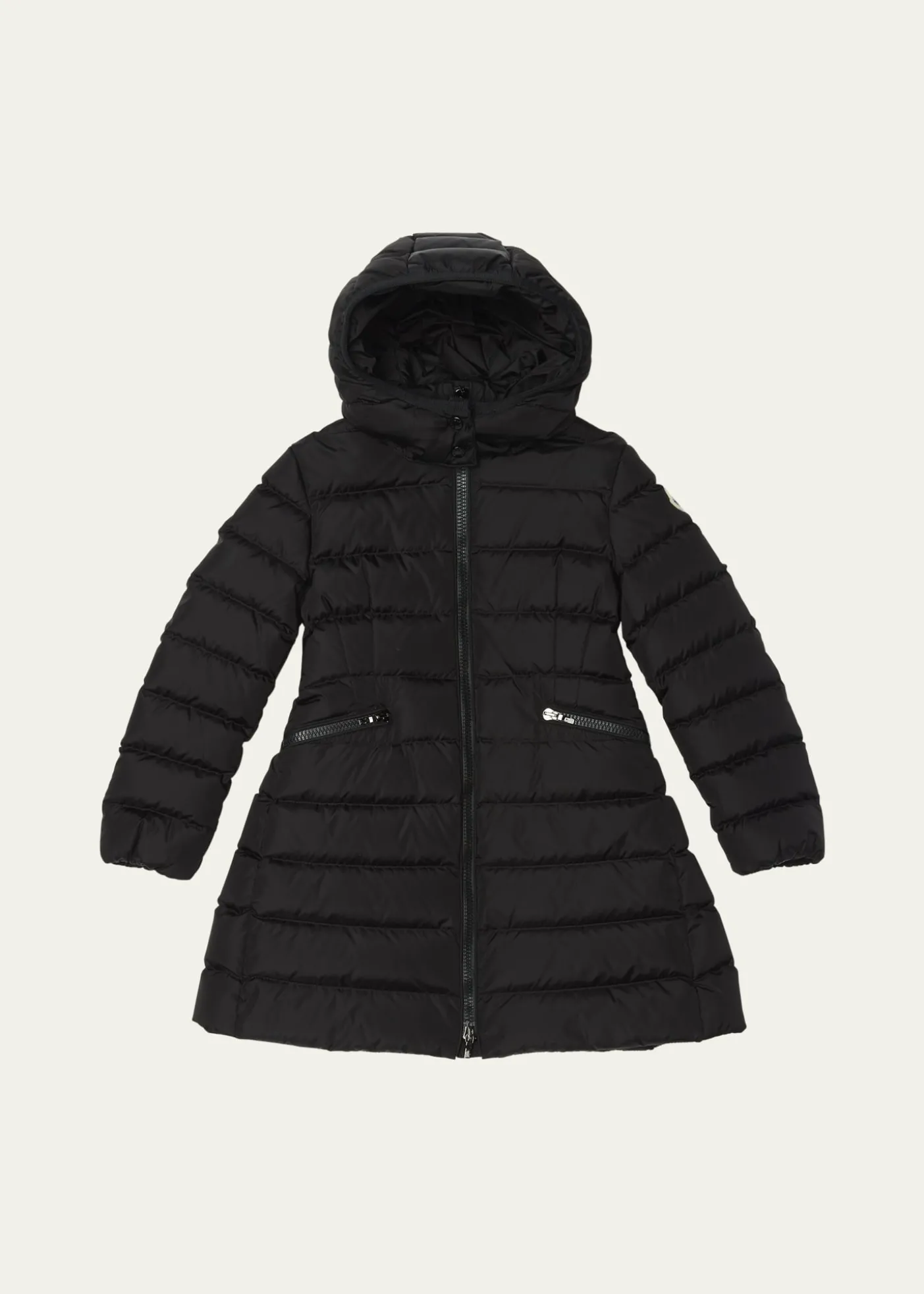 MonclerGirl's Charpal Hooded Long Down Coat, Size 4-6