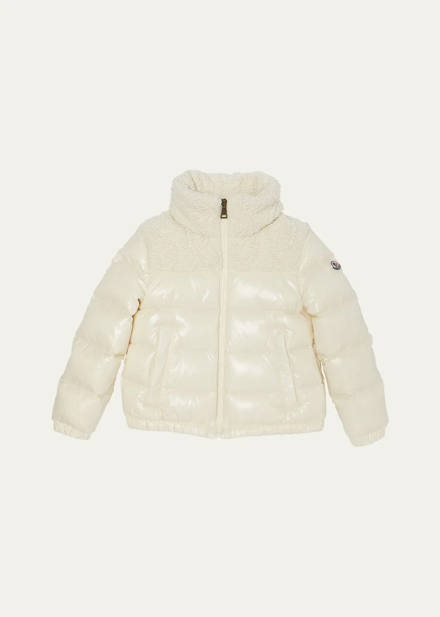 MonclerGirl's Dima Textured Yoke Down Jacket, Size 4-6