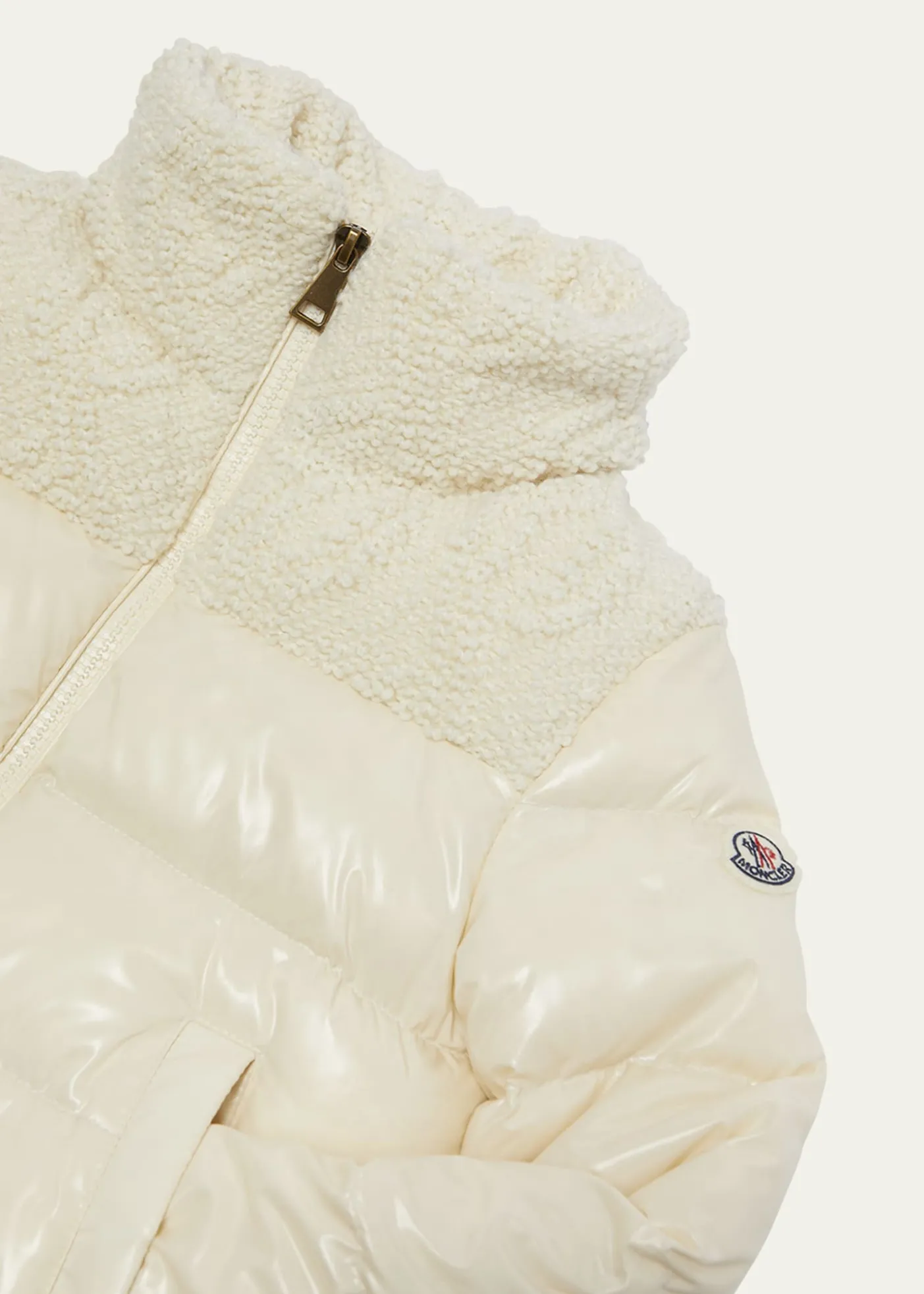MonclerGirl's Dima Textured Yoke Down Jacket, Size 4-6