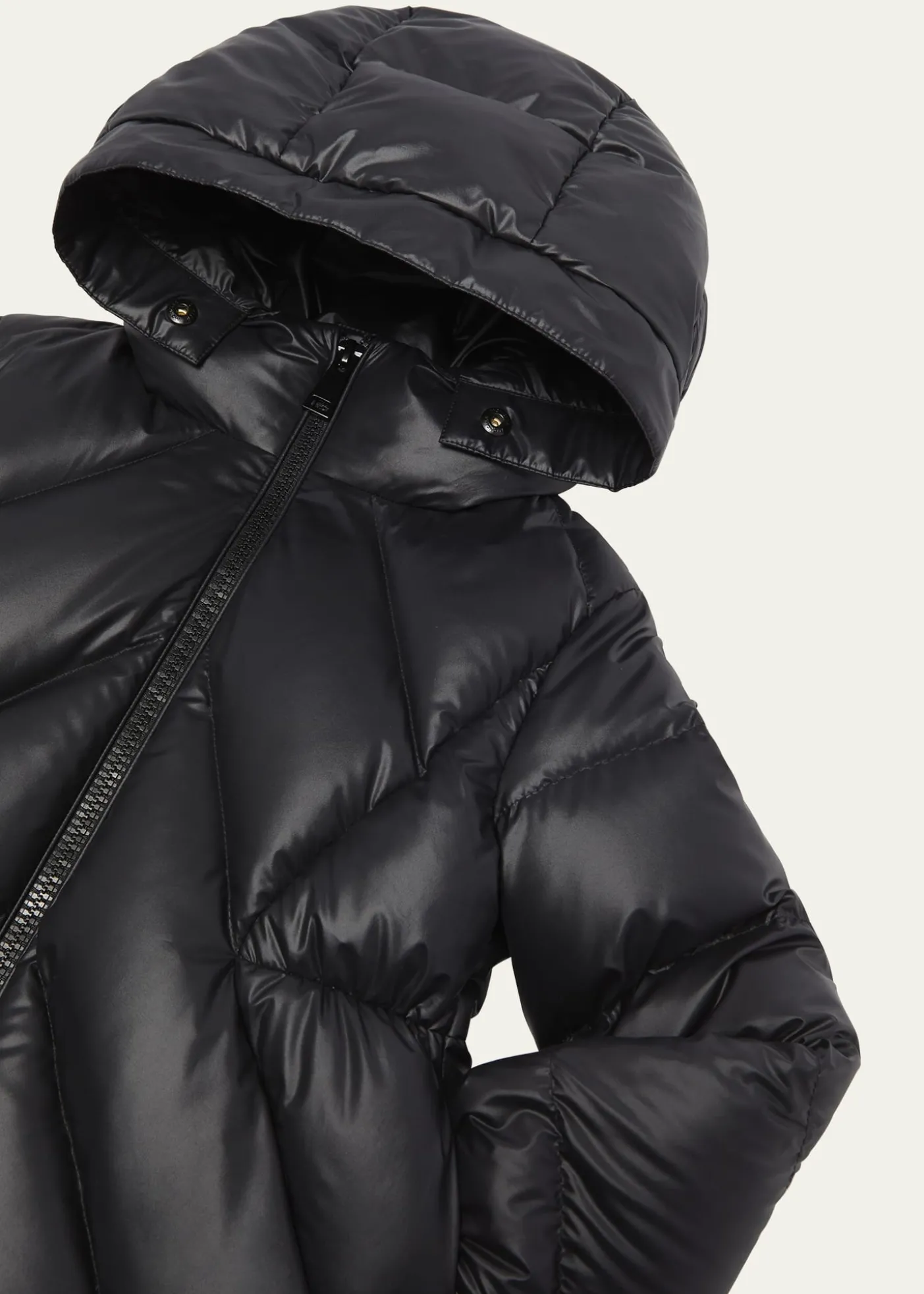 MonclerGirl's Domas Shearling Hooded Down Jacket, Size 8-10