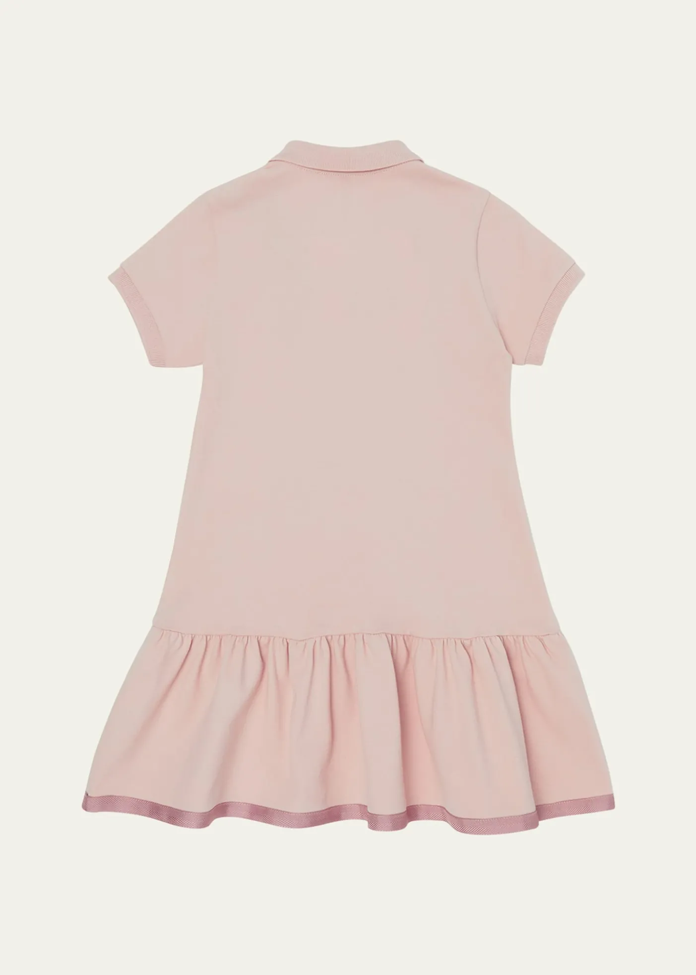 MonclerGirl's Drop-Waist Short-Sleeve Polo Dress, Size 8A-10A