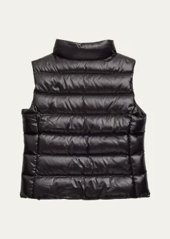 MonclerGirl's Ghany Quilted Puffer Down Vest, Size 4-6